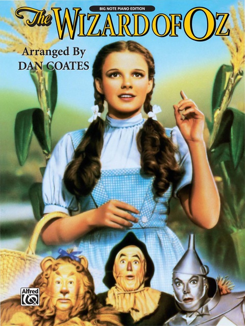 Cover image for book The Wizard of Oz: Big Note Piano