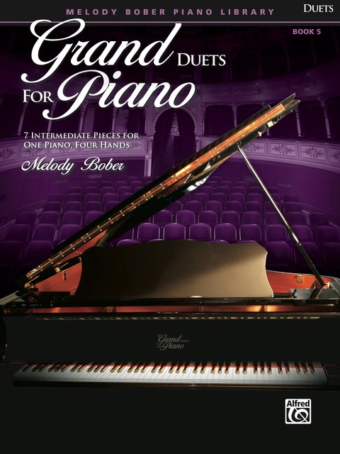 Cover image for book Grand Duets for Piano, Book 5: 7 Intermediate Pieces for One Piano, Four Hands