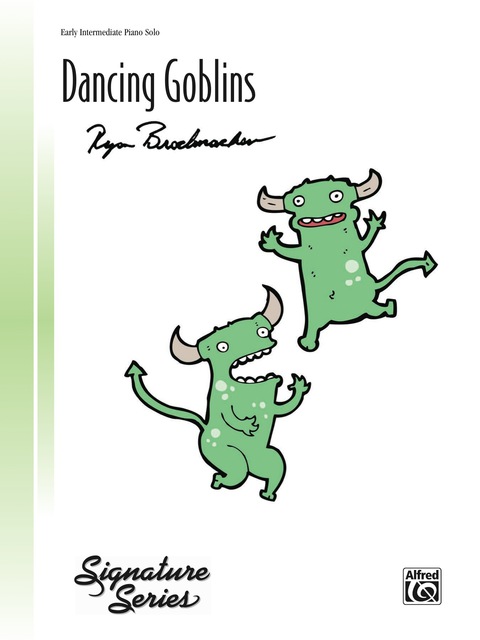Cover image for book Dancing Goblins: For Early Intermediate Piano Solo