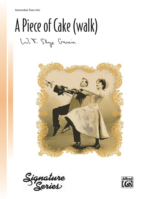 Cover image for book A Piece of Cake (walk): Intermediate Piano Solo
