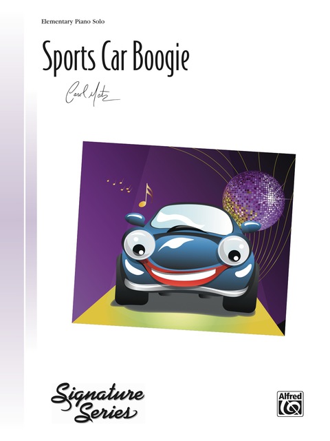 Cover image for book Sports Car Boogie: Elementary Piano Solo