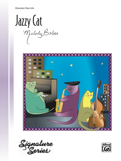 Cover image for book Jazzy Cat: For Elementary Piano Solo