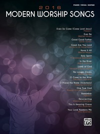 Cover image: 2016 Modern Worship Songs: For Piano/Vocal/Guitar 1st edition 9781470635206