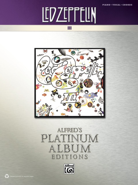 Cover image for book Led Zeppelin - III Platinum Album Edition: Piano/Vocal/Chords