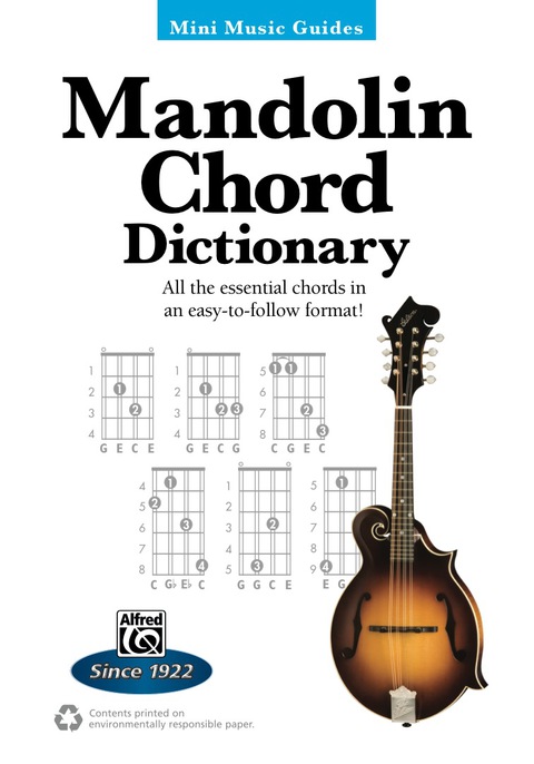 Cover image for book Mini Music Guides - Mandolin Chord Dictionary: All the Essential Chords in an Easy-to-Follow Format!