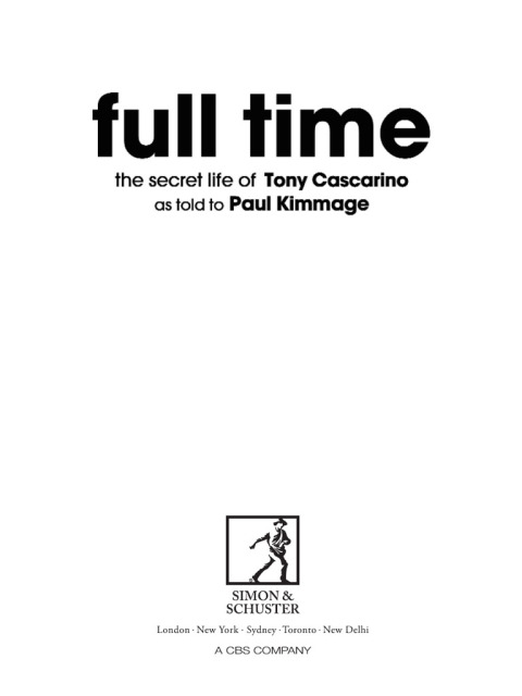Cover image for book Full Time: The Secret Life Of Tony Cascarino