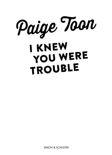 Cover image for book I Knew You Were Trouble