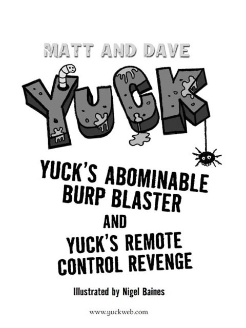 Cover image for book Yuck's Abominable Burp Blaster