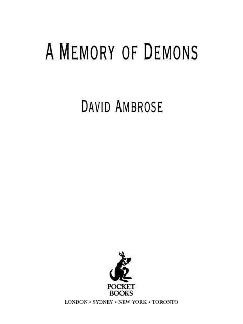 Cover image for book A Memory of Demons