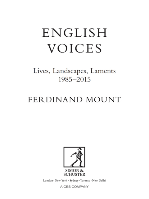 Cover image for book English Voices