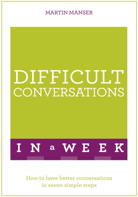Cover image for book Difficult Conversations In A Week