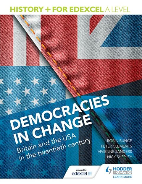 Cover image for book History+ for Edexcel A Level: Democracies in change: Britain and the USA in the twentieth century