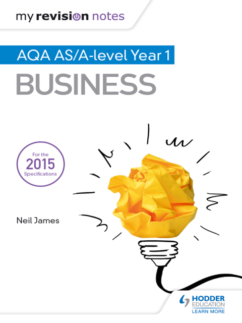 Cover image for book My Revision Notes: AQA AS Business Second Edition