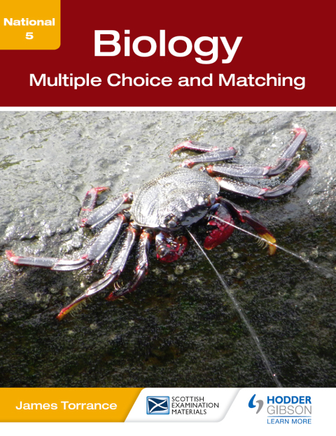 Cover image for book National 5 Biology: Multiple Choice and Matching