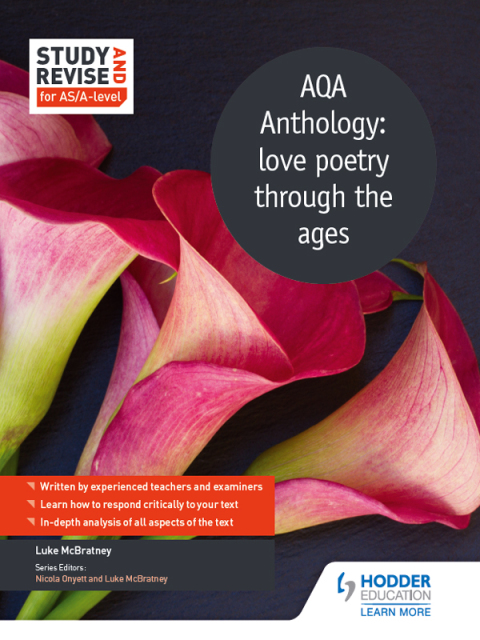 Cover image for book Study and Revise for AS/A-level: AQA Anthology: love poetry through the ages