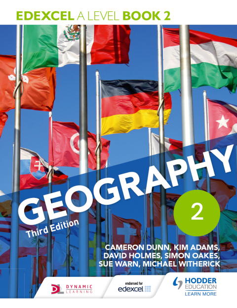Cover image for book Edexcel A level Geography Book 2 Third Edition