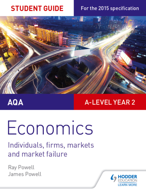 Cover image for book AQA A-level Economics Student Guide 3: Individuals, firms, markets and market failure