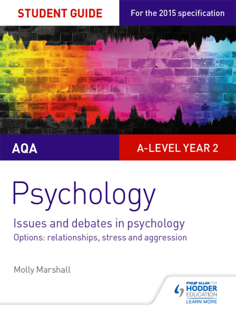 Cover image for book AQA Psychology Student Guide 3: Issues and debates in psychology; options