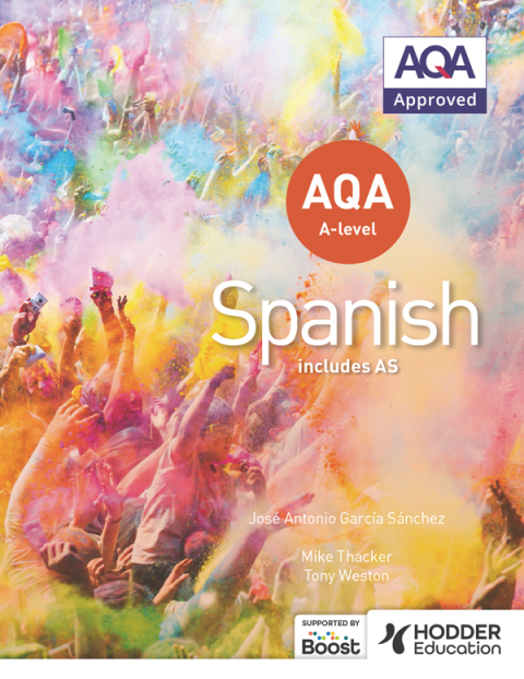 Cover image for book AQA A-level Spanish (includes AS)