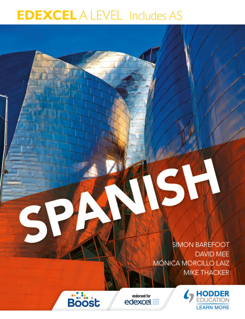 Cover image for book Edexcel A level Spanish (includes AS)