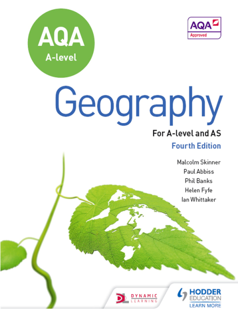 Cover image for book AQA A-level Geography Fourth Edition