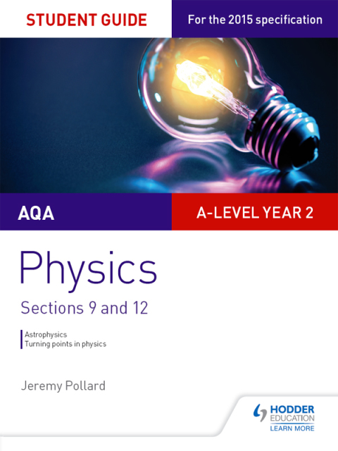 Cover image for book AQA A-level Year 2 Physics Student Guide: Sections 9 and 12
