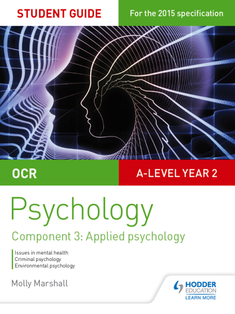 Cover image for book OCR Psychology Student Guide 3: Component 3 Applied psychology
