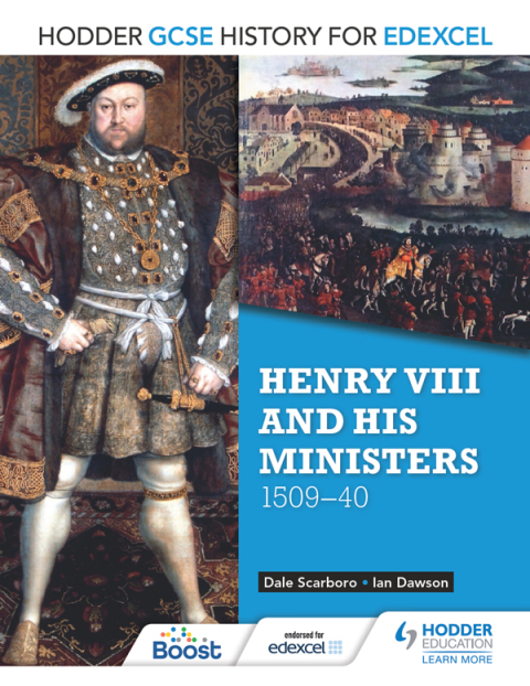 Cover image for book Hodder GCSE History for Edexcel: Henry VIII and his ministers, 1509–40