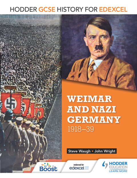 Cover image for book Hodder GCSE History for Edexcel: Weimar and Nazi Germany, 1918-39