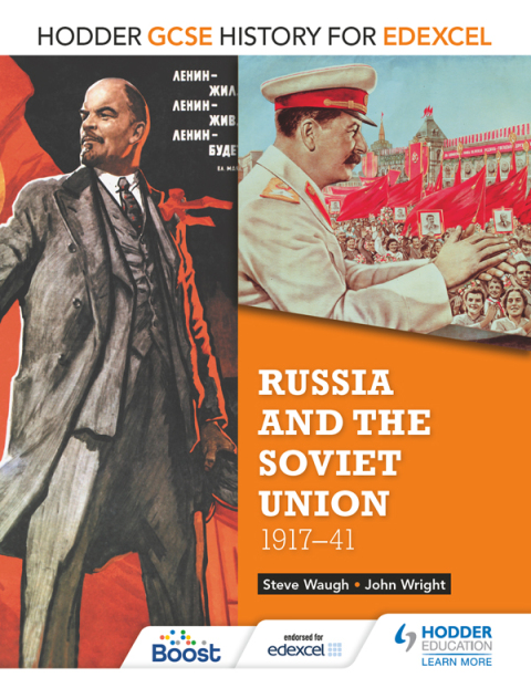 Cover image for book Hodder GCSE History for Edexcel: Russia and the Soviet Union, 1917-41
