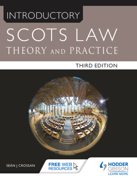 Cover image for book Introductory Scots Law Third Edition