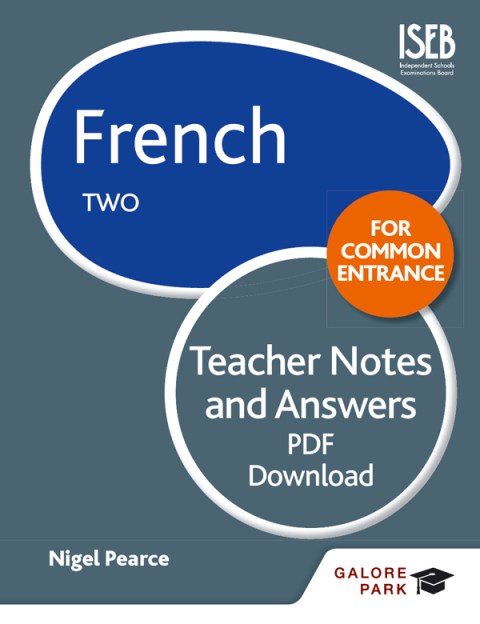 Cover image for book French for Common Entrance Two Teacher Notes & Answers