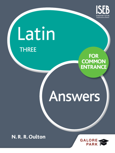Cover image for book Latin for Common Entrance Three Answers