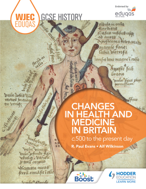 Cover image for book WJEC Eduqas GCSE History: Changes in Health and Medicine in Britain, c.500 to the present day
