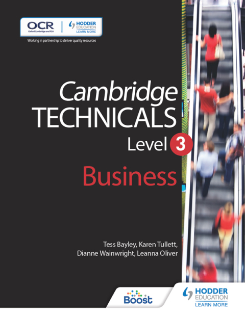 Cover image for book Cambridge Technicals Level 3 Business