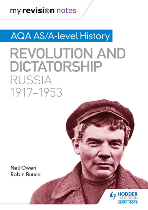 Cover image for book My Revision Notes: AQA AS/A-level History: Revolution and dictatorship: Russia, 1917–1953
