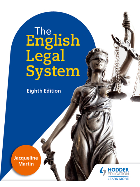 Cover image for book English Legal System Eighth Edition