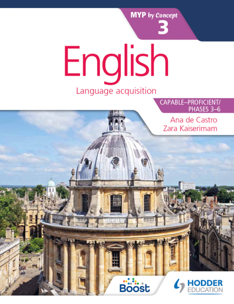 Cover image for book English for the IB MYP 3