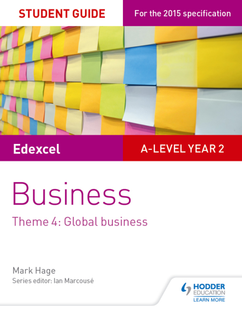 Cover image for book Edexcel A-level Business Student Guide: Theme 4: Global Business