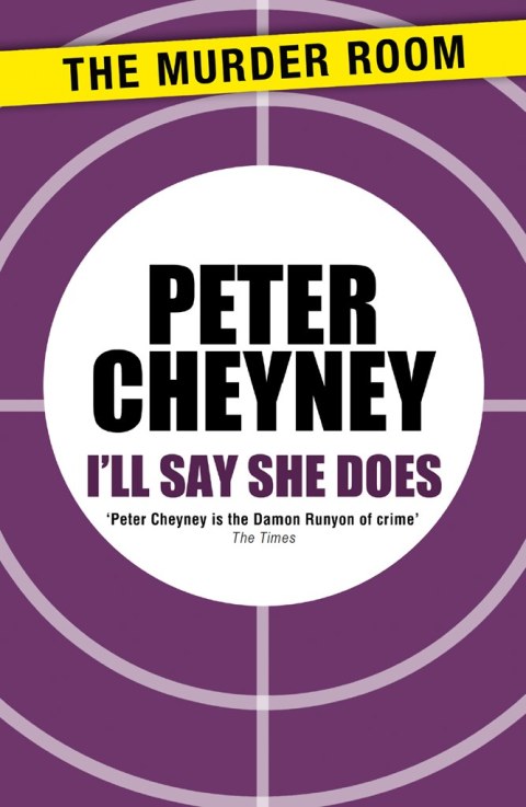 Cover image for book I'll Say She Does