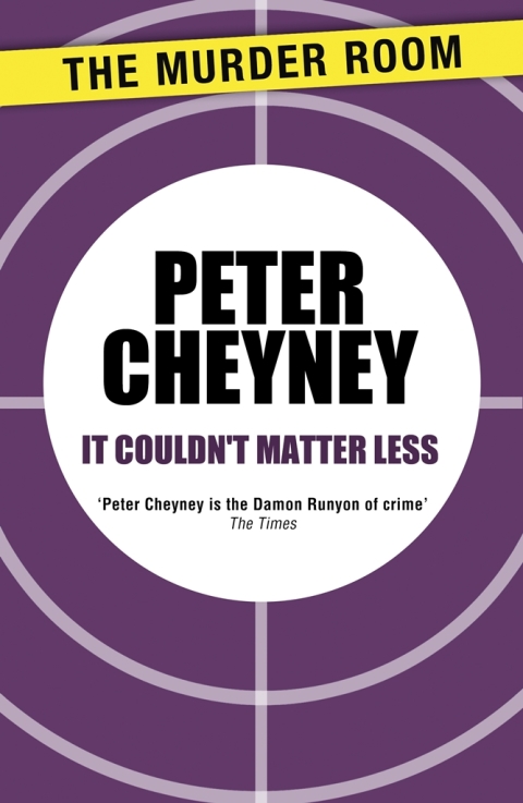 Cover image for book It Couldn't Matter Less