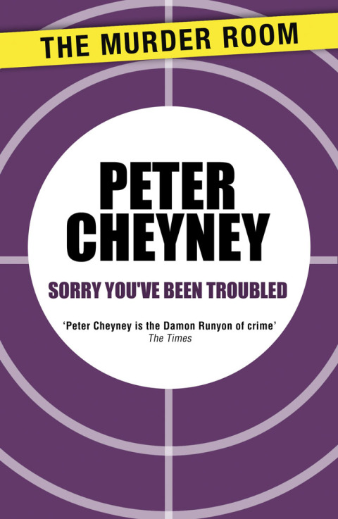 Cover image for book Sorry You've Been Troubled