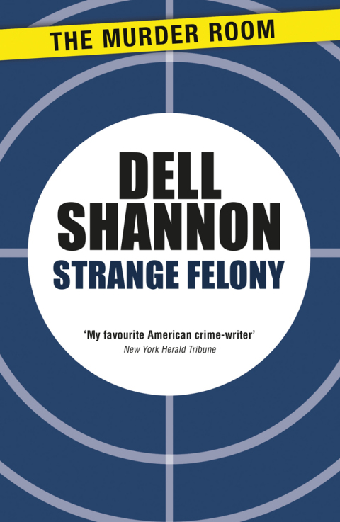 Cover image for book Strange Felony