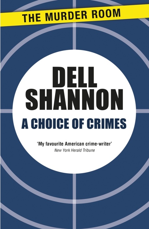 Cover image for book A Choice of Crimes