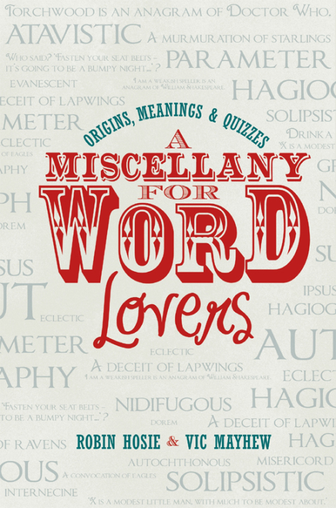 Cover image for book A Miscellany for Word Lovers