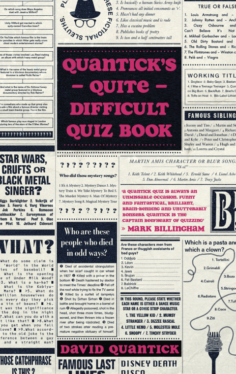 Cover image for book Quantick's Quite Difficult Quiz Book