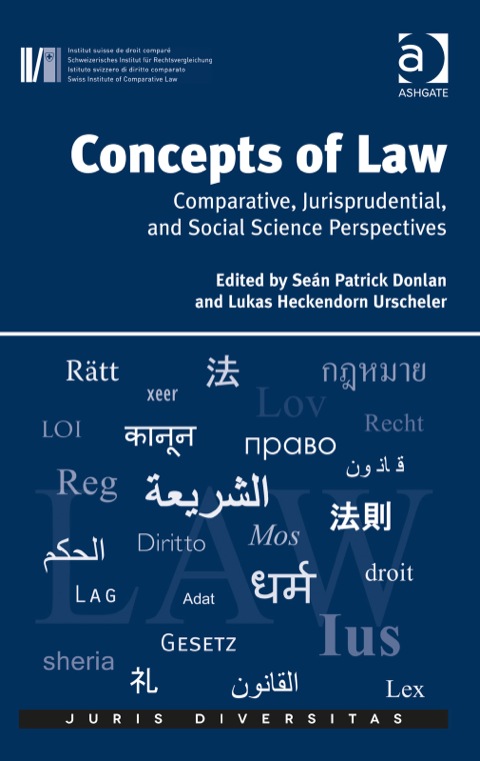 Cover image for book Concepts of Law: Comparative, Jurisprudential, and Social Science Perspectives