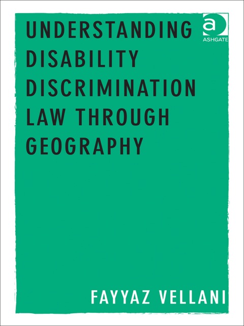 Cover image for book Understanding Disability Discrimination Law through Geography