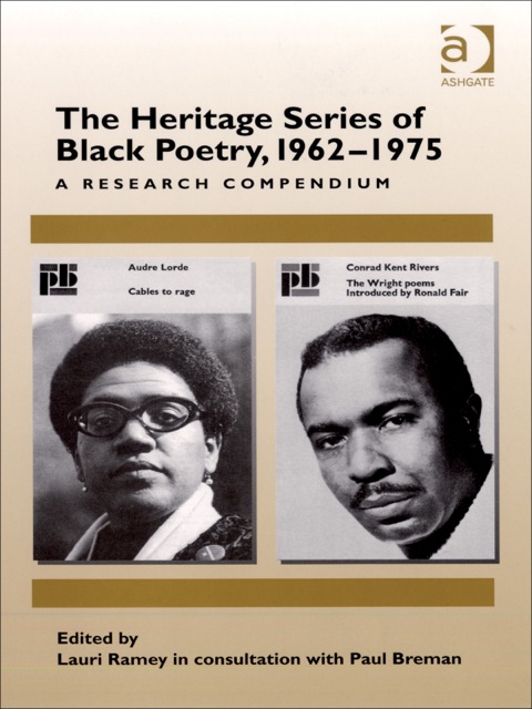 Cover image for book The Heritage Series of Black Poetry, 1962–1975: A Research Compendium