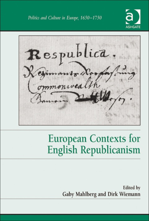Cover image for book European Contexts for English Republicanism
